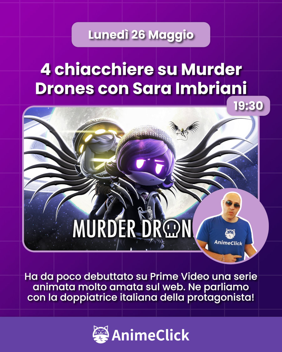 AnimeClick su Twitch: programma dal 26 maggio all'1 giugno AnimeClick su Twitch: programma dal 26 maggio all'1 giugno
